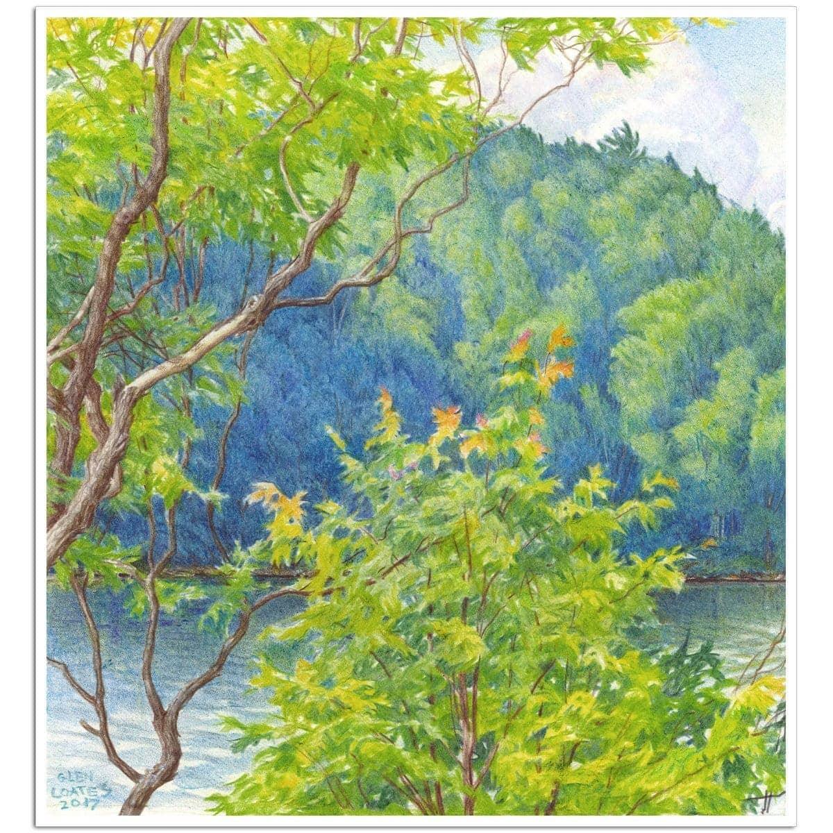 Humid Afternoon At Drag Lake - Art Print | Artwork by Glen Loates