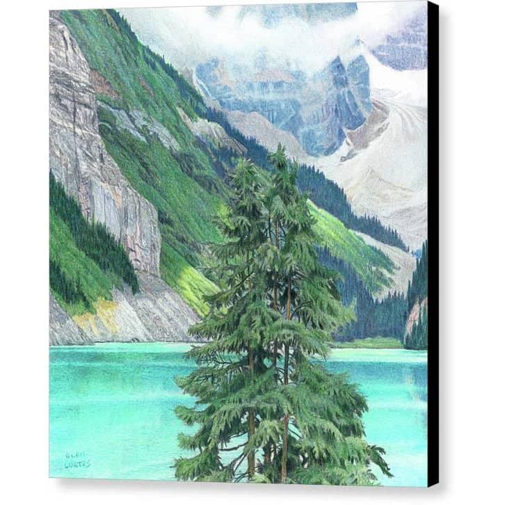 Lake Louise Alberta - Canvas Print | Artwork by Glen Loates