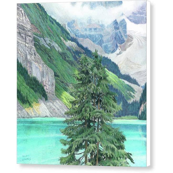 Lake Louise Alberta - Canvas Print | Artwork by Glen Loates