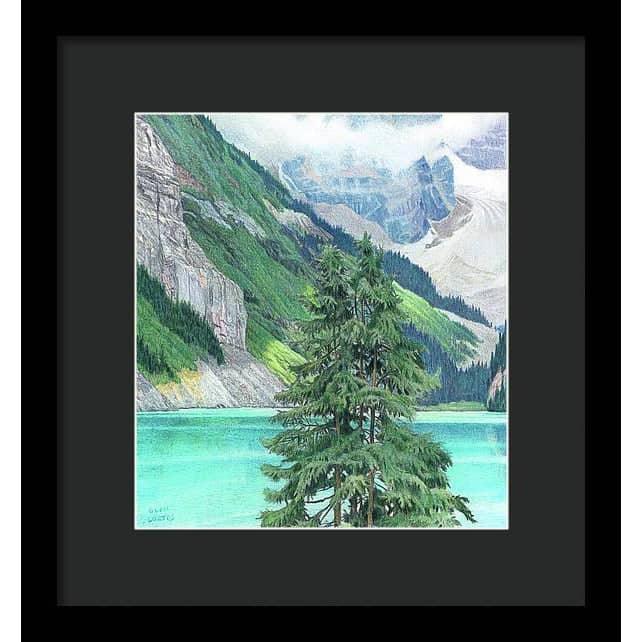 Lake Louise Alberta - Framed Print | Artwork by Glen Loates