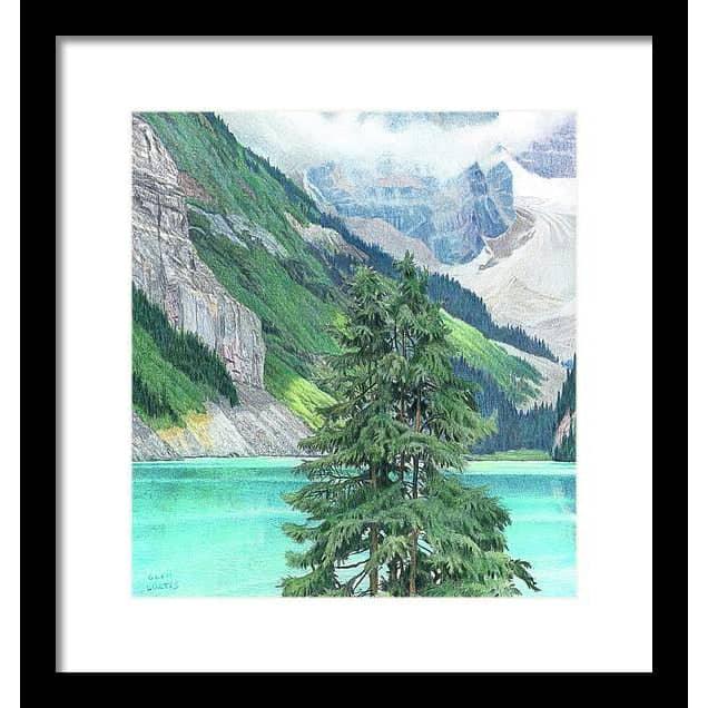 Lake Louise Alberta - Framed Print | Artwork by Glen Loates