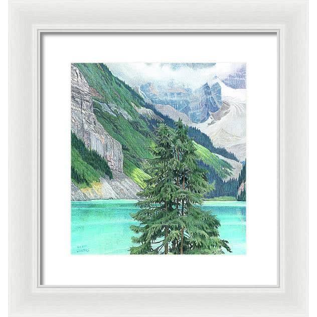 Lake Louise Alberta - Framed Print | Artwork by Glen Loates