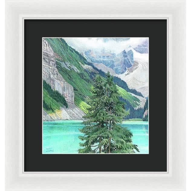 Lake Louise Alberta - Framed Print | Artwork by Glen Loates