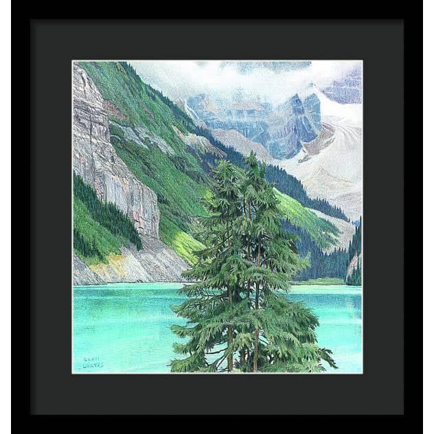 Lake Louise Alberta - Framed Print | Artwork by Glen Loates