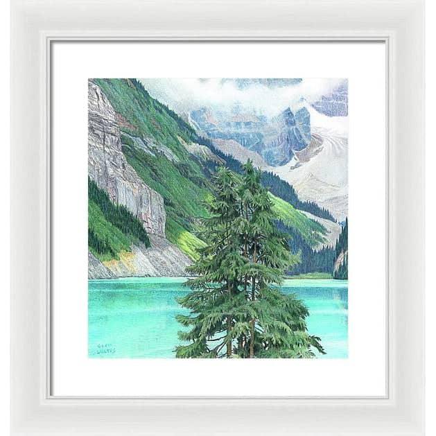 Lake Louise Alberta - Framed Print | Artwork by Glen Loates