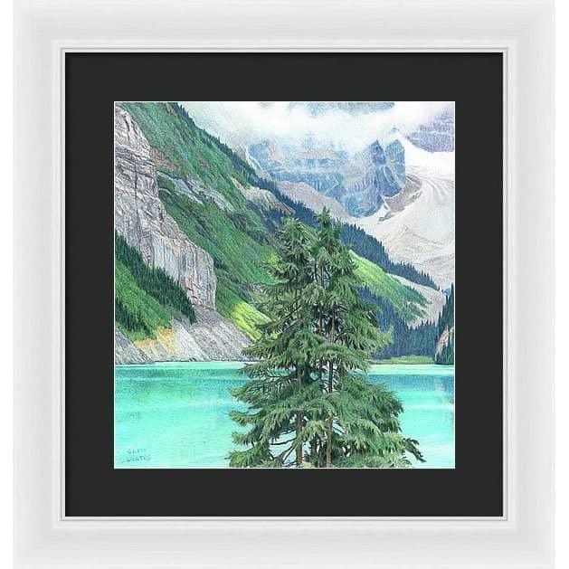 Lake Louise Alberta - Framed Print | Artwork by Glen Loates