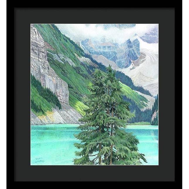 Lake Louise Alberta - Framed Print | Artwork by Glen Loates