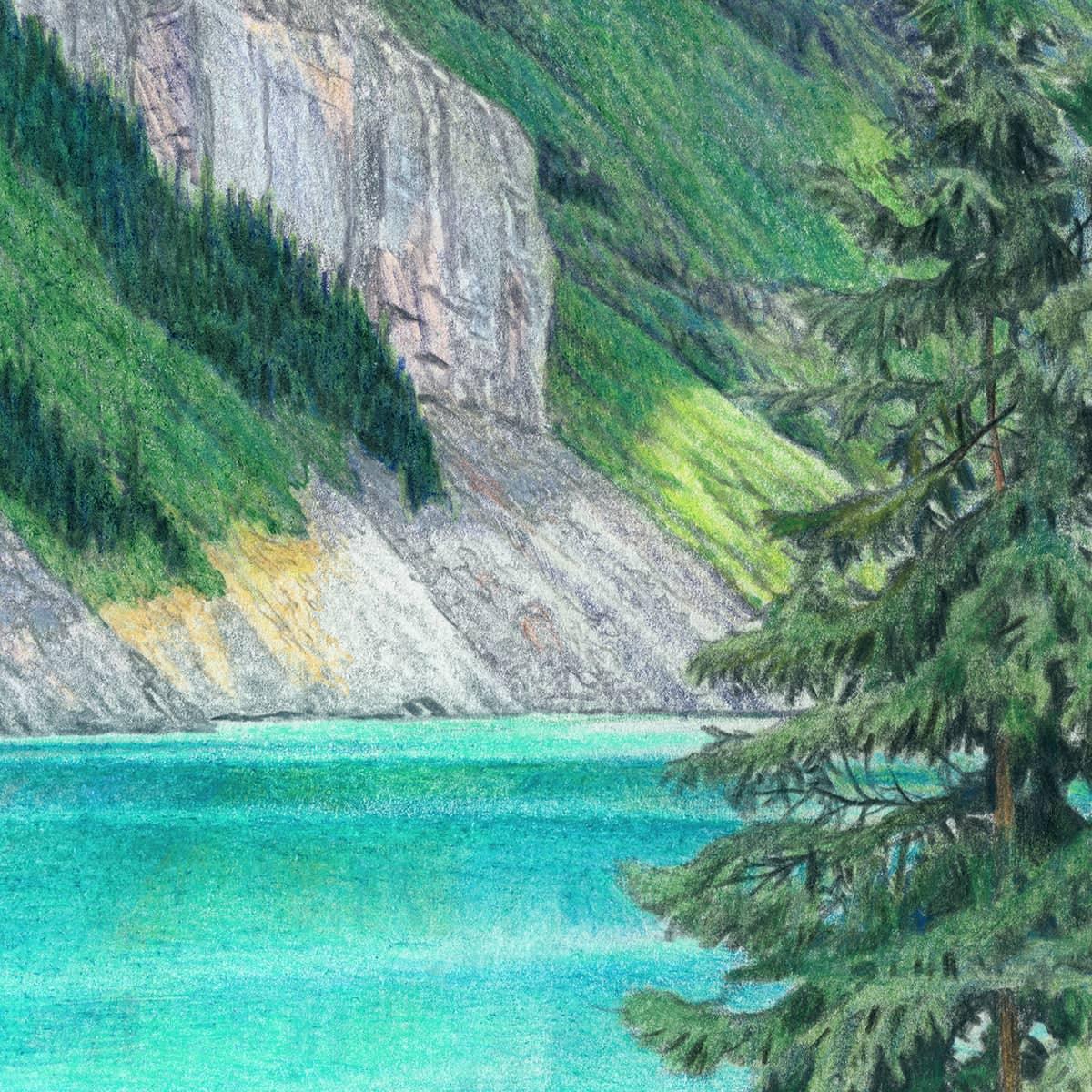 Lake Louise Alberta - Framed Print | Artwork by Glen Loates