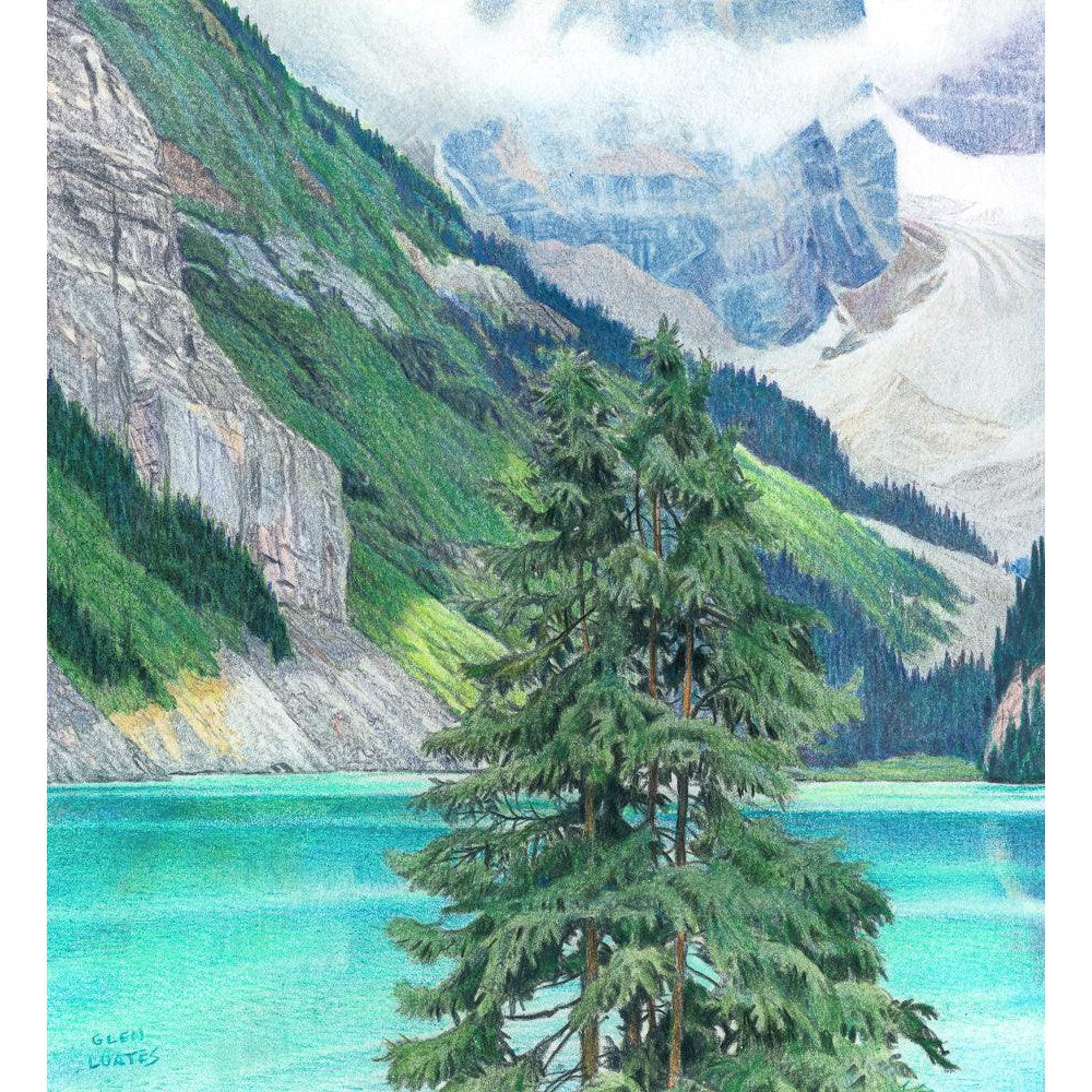 Lake Louise Alberta - Framed Print | Artwork by Glen Loates