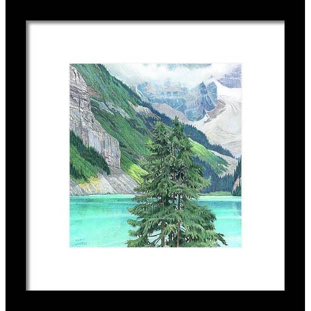 Lake Louise Alberta - Framed Print | Artwork by Glen Loates