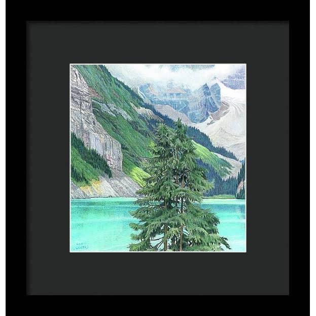 Lake Louise Alberta - Framed Print | Artwork by Glen Loates