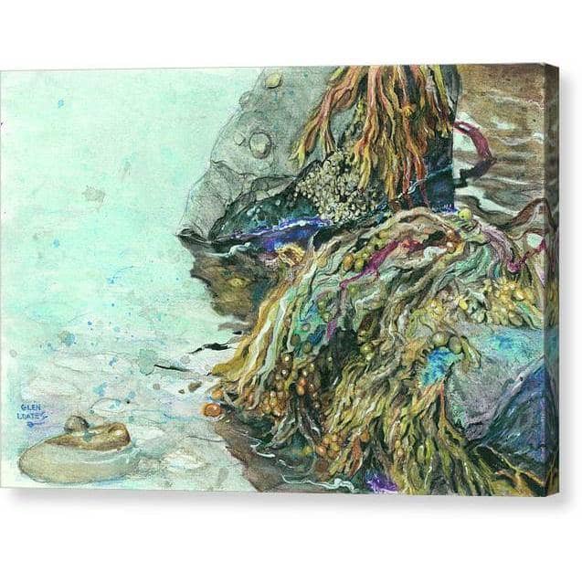 Low Tide Halifax Nova Scotia - Canvas Print | Artwork by Glen Loates