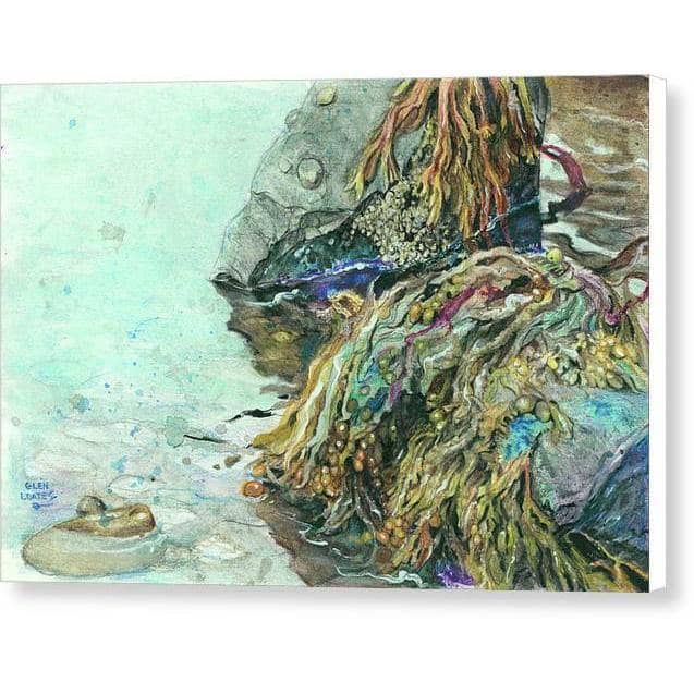 Low Tide Halifax Nova Scotia - Canvas Print | Artwork by Glen Loates