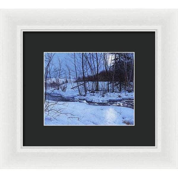 Moonlit Landscape - Framed Print | Artwork by Glen Loates