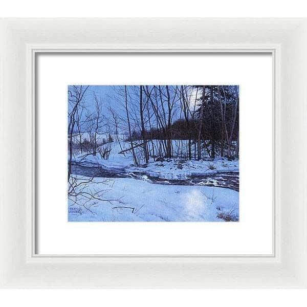 Moonlit Landscape - Framed Print | Artwork by Glen Loates