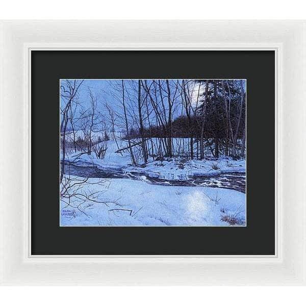 Moonlit Landscape - Framed Print | Artwork by Glen Loates