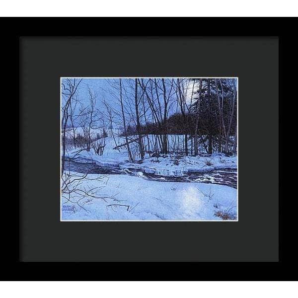 Moonlit Landscape - Framed Print | Artwork by Glen Loates