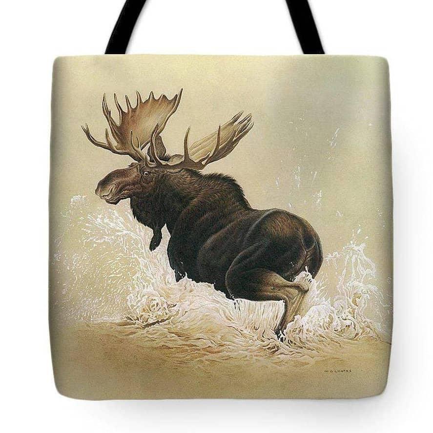 Moose - Tote Bag | Artwork by Glen Loates