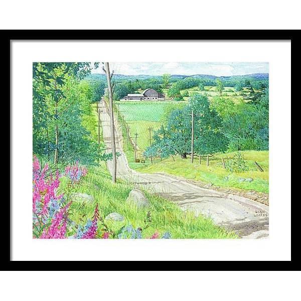 Over the Hills and Far Away - Framed Print | Artwork by Glen Loates