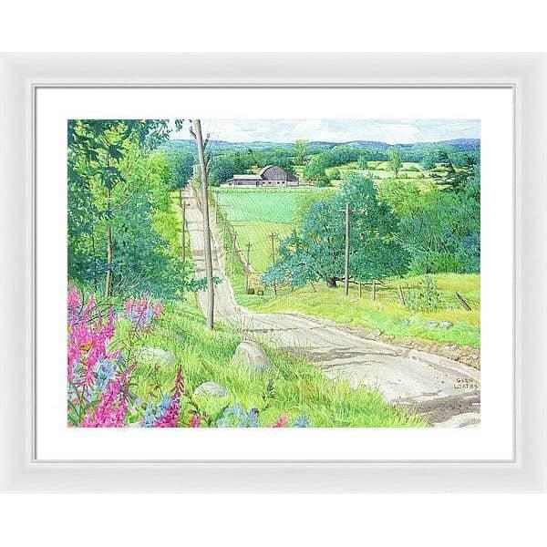Over the Hills and Far Away - Framed Print | Artwork by Glen Loates