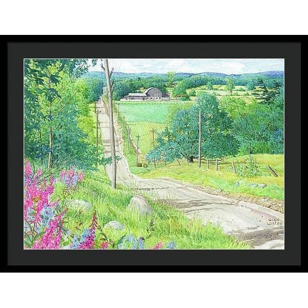Over the Hills and Far Away - Framed Print | Artwork by Glen Loates