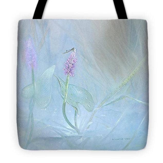 Pickerelweed by Glen Loates, artwork printed on a tote bag