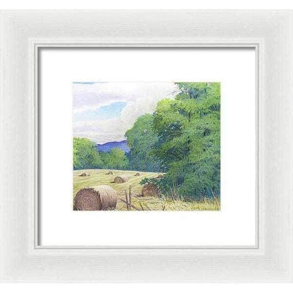 Purple Hills - Framed Print | Artwork by Glen Loates