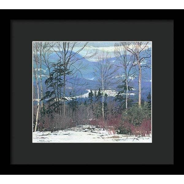 Saddleback - Framed Print | Artwork by Glen Loates