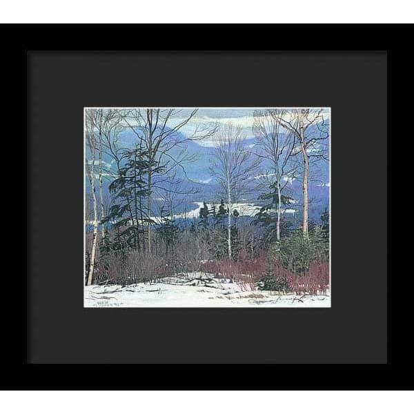 Saddleback - Framed Print | Artwork by Glen Loates