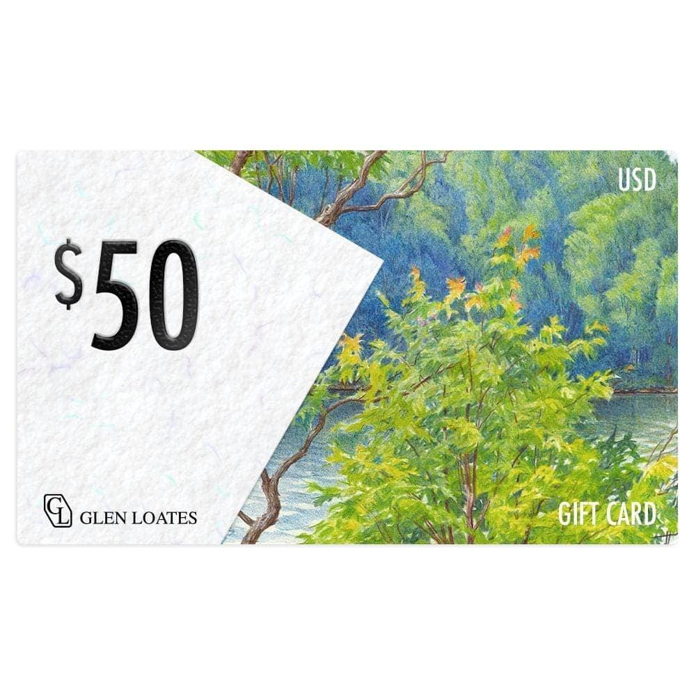 The Glen Loates Store Gift Card | Artwork by Glen Loates