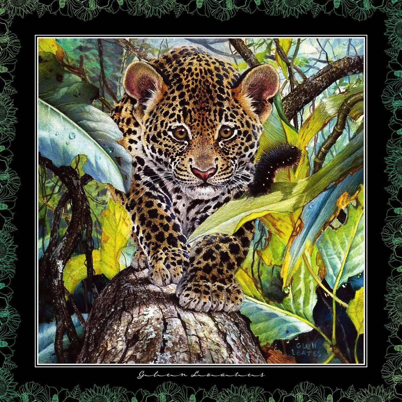 Thérèse - Silk Square Scarf | Artwork by Glen Loates
