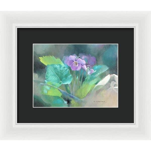 Violet - Framed Print | Artwork by Glen Loates