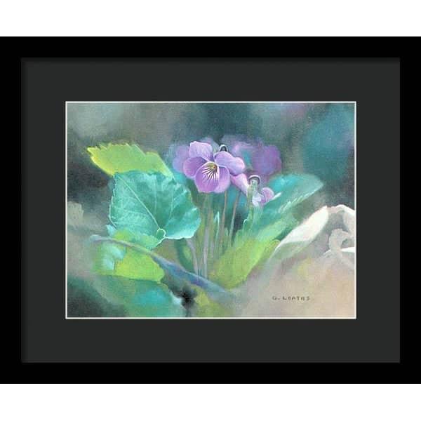 Violet - Framed Print | Artwork by Glen Loates