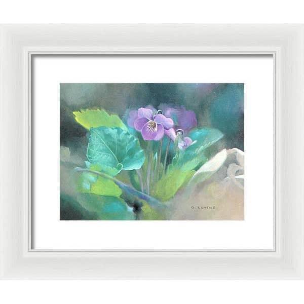 Violet - Framed Print | Artwork by Glen Loates