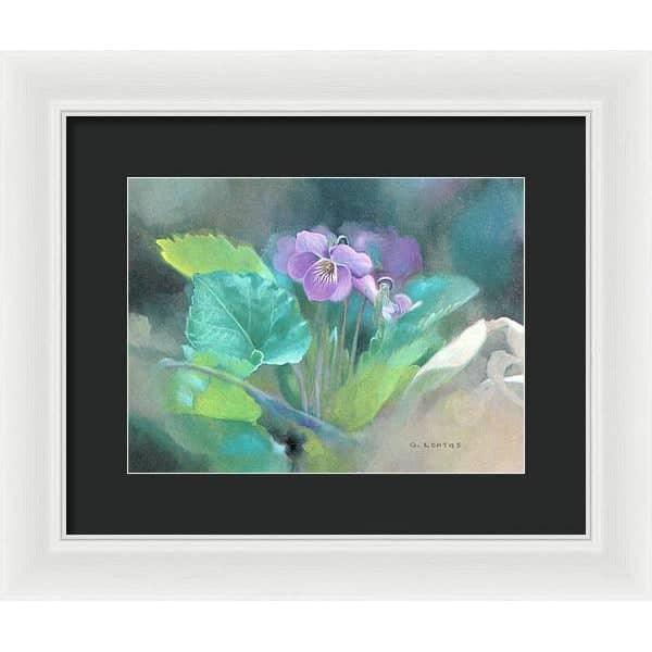Violet - Framed Print | Artwork by Glen Loates