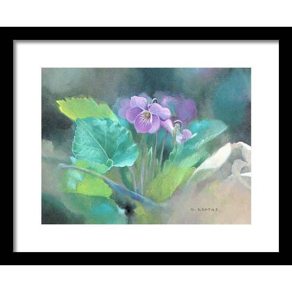 Violet - Framed Print | Artwork by Glen Loates