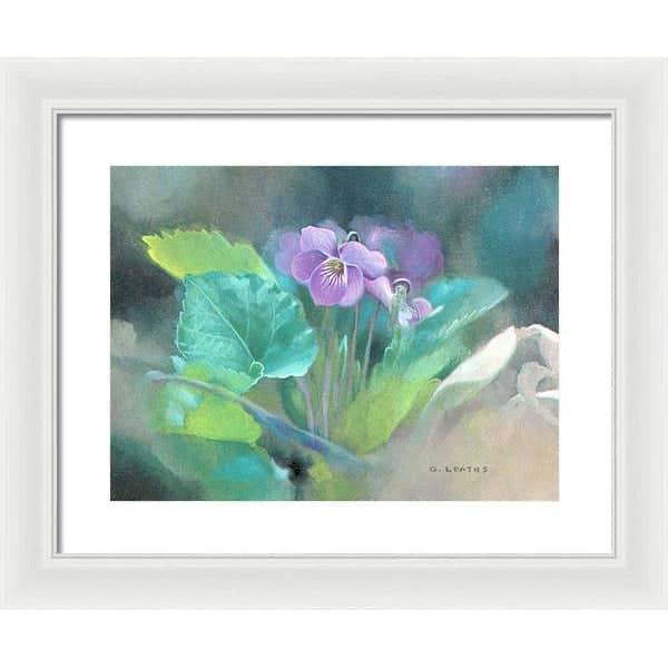 Violet - Framed Print | Artwork by Glen Loates