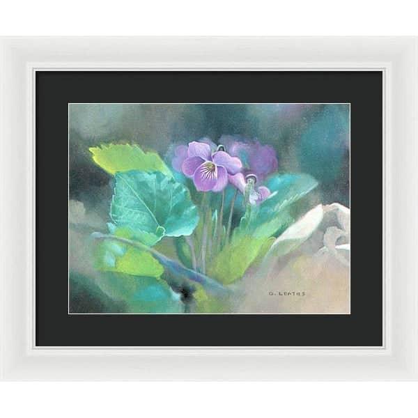 Violet - Framed Print | Artwork by Glen Loates