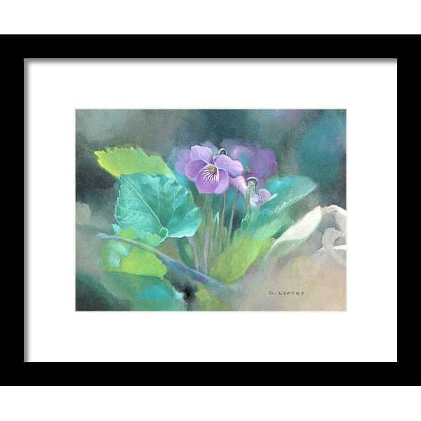 Violet - Framed Print | Artwork by Glen Loates
