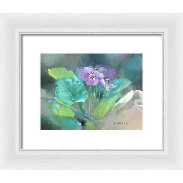 Violet - Framed Print | Artwork by Glen Loates