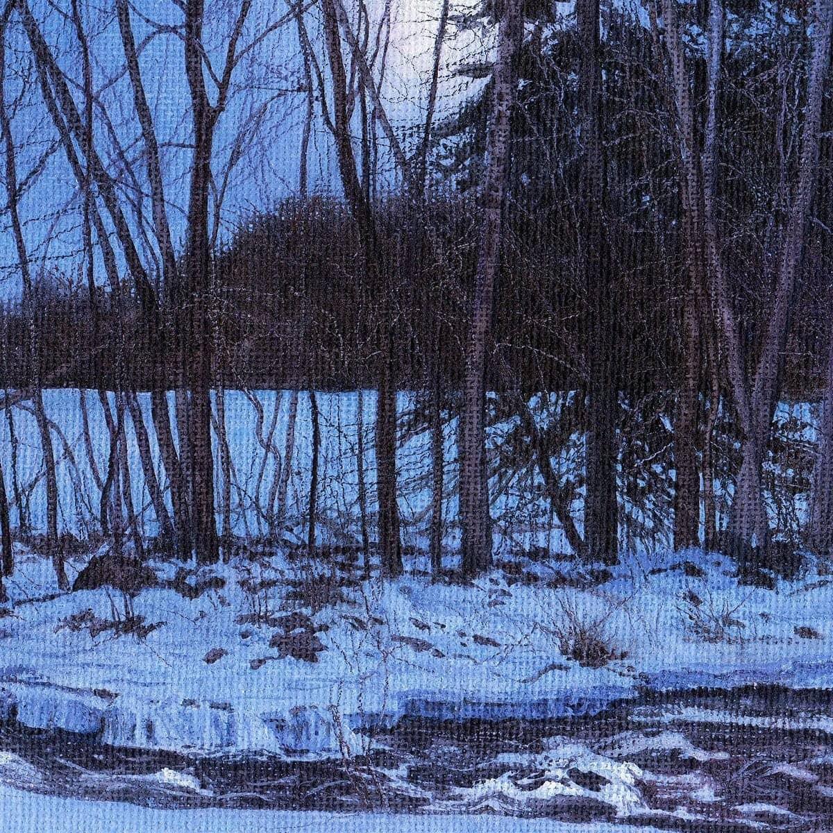 Moonlit Landscape - Framed Print | Artwork by Glen Loates