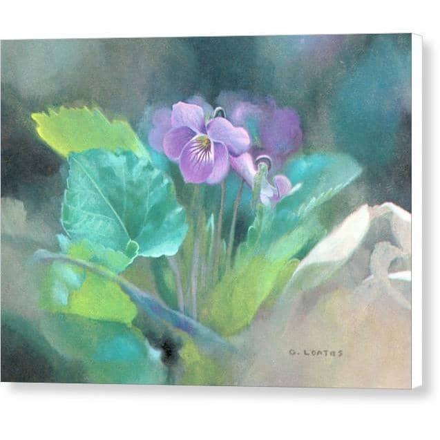 Violet - Canvas Print | Artwork by Glen Loates