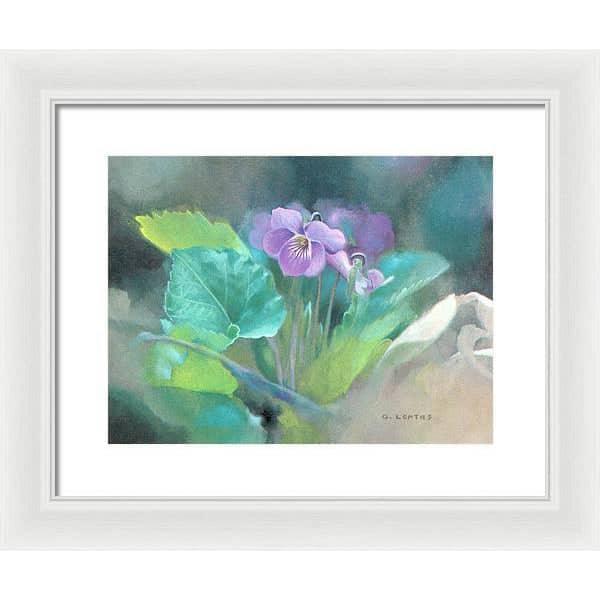 Violet - Framed Print | Artwork by Glen Loates
