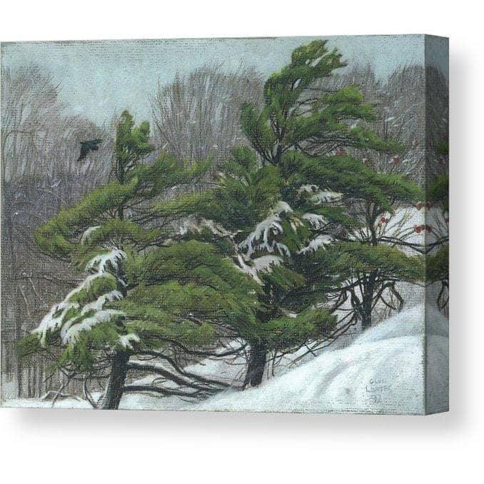 Winter Storm - Canvas Print | Artwork by Glen Loates
